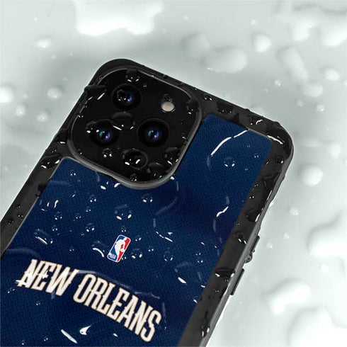 NBA New Orleans Pelicans Jersey iPhone 15 Pro Waterproof Case